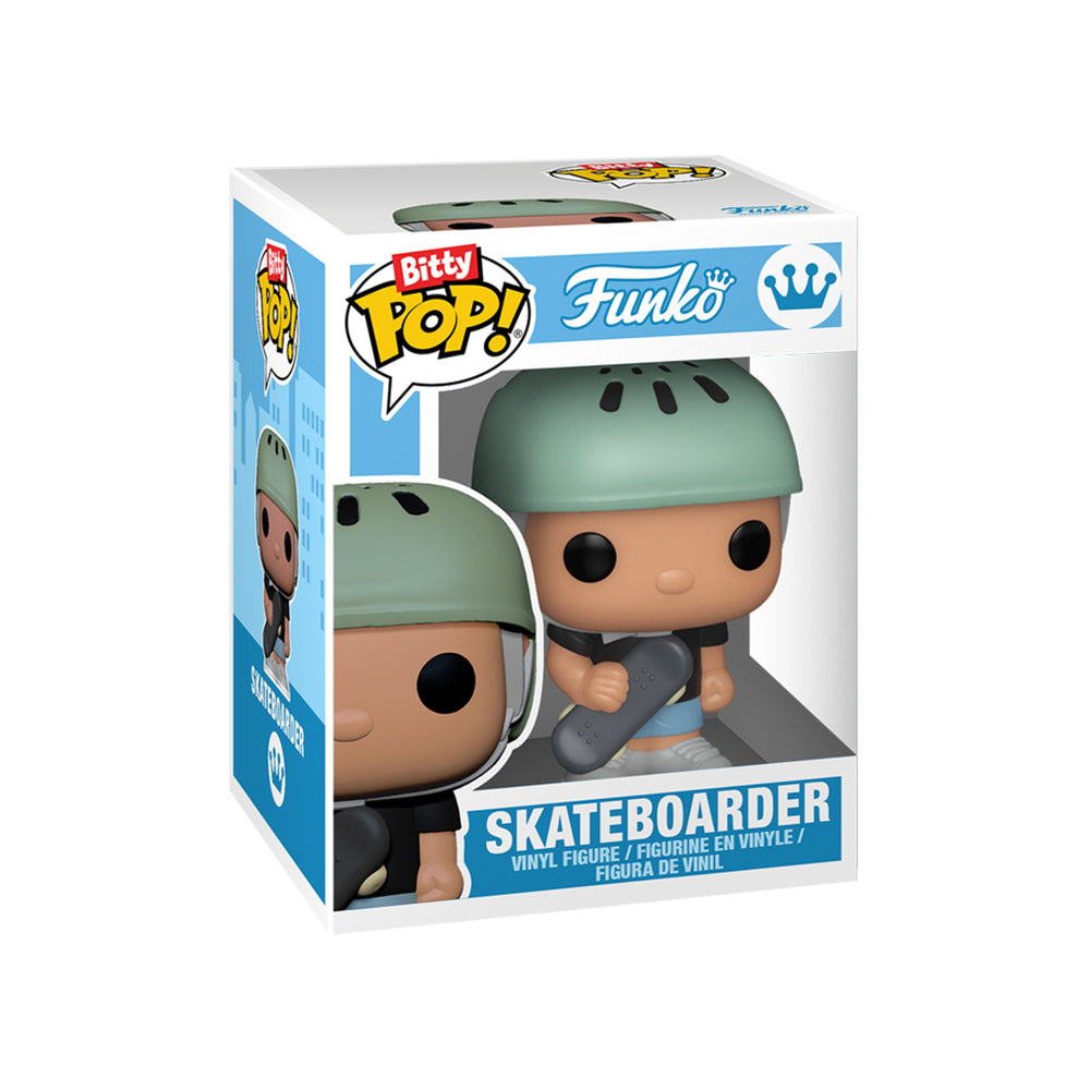 Bitty Pop Town: Bitty City - Skateboarder and Skate Shop