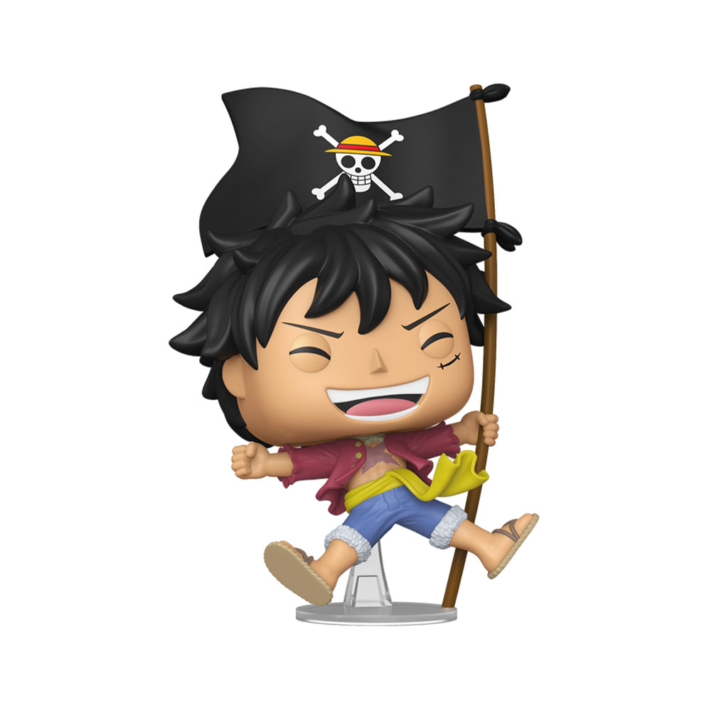 Funko Pop! Animation: One Piece - Monkey D. Luffy with Flag No. 2214 (Special Edition)