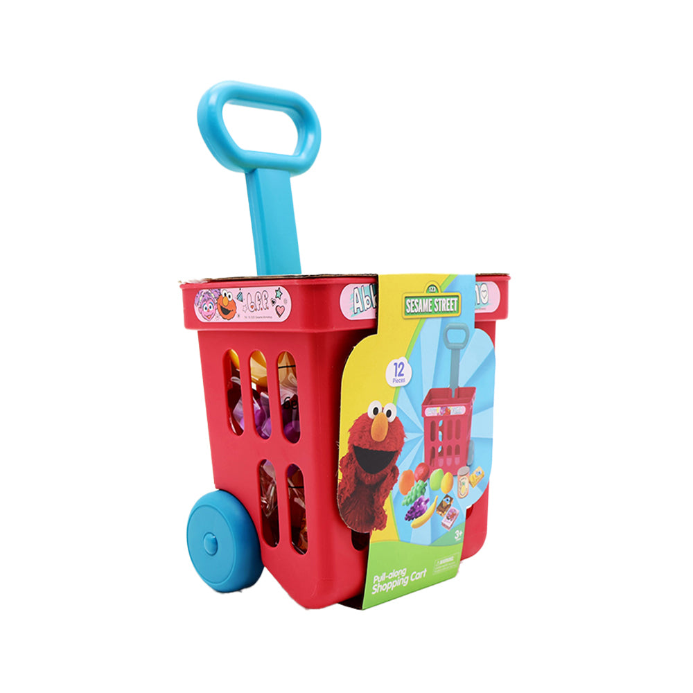 123 Sesame Street Pull-Along Shopping Cart