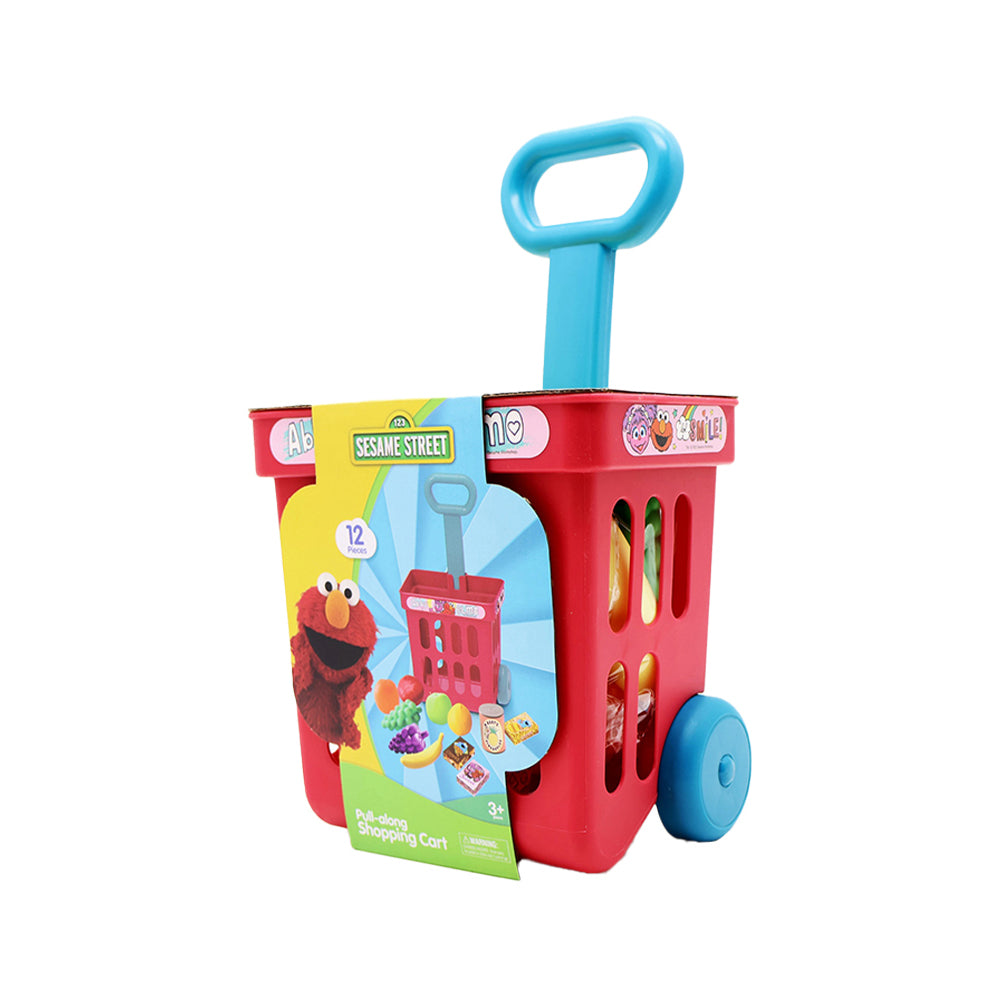 123 Sesame Street Pull-Along Shopping Cart