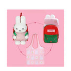 VIPO X Miffy Backpack Set Plush Keychain