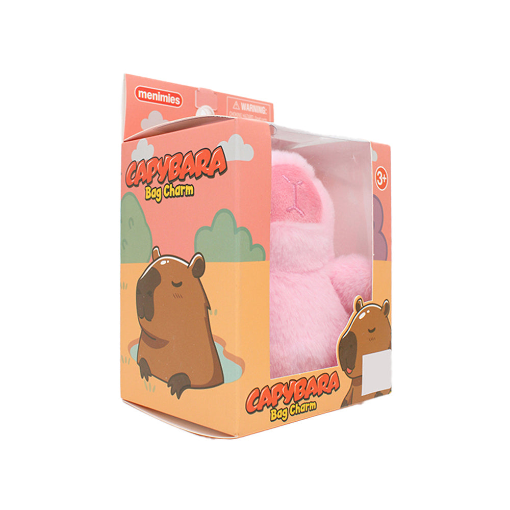 Kidshop 13cm Plush Capybara Bag Charm - Pink