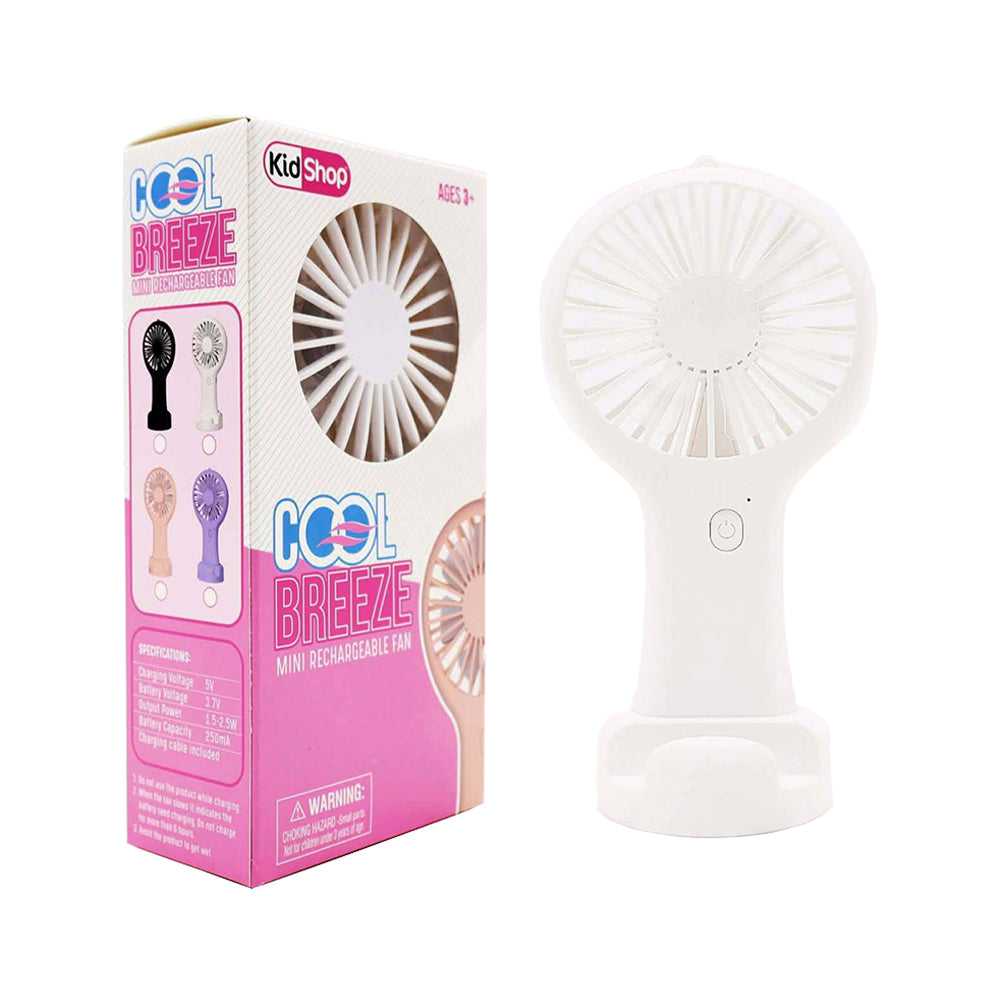 Kidshop Cool Breeze Mini Recharageable Fan