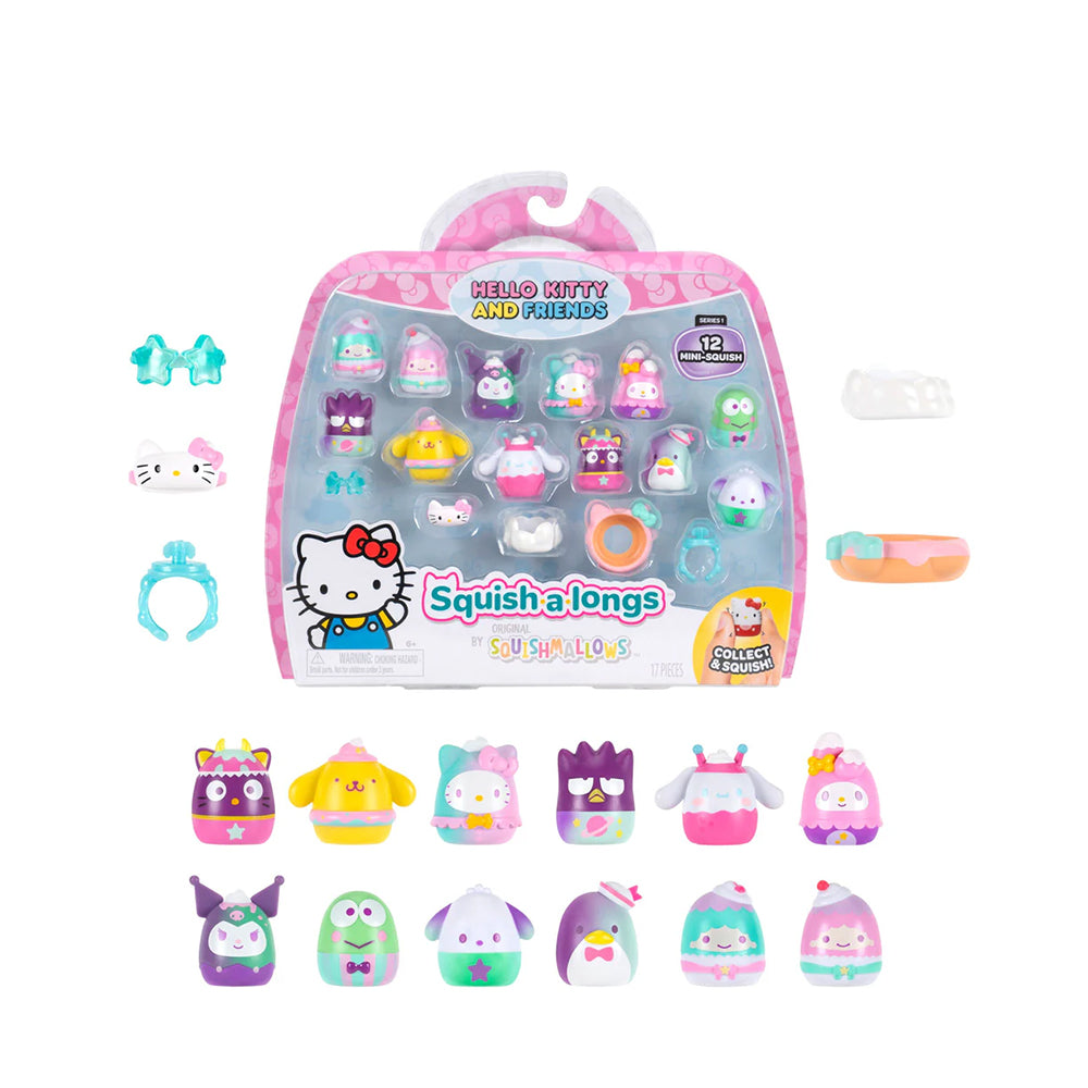 Squishmallows - Squish-a-long Hello Kitty and Friends 12 Mini-Squish
