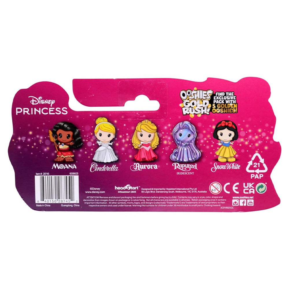 Ooshies Disney Princess Gold Rush!  5 Pack