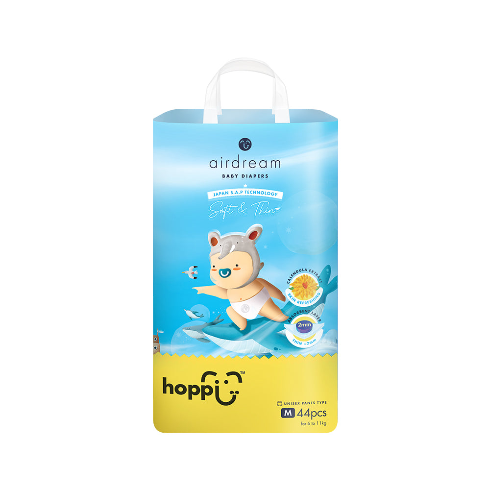 HOPPI AirDream Diapers Pants - Medium (6 to 11 kg) 44 Pieces Main image