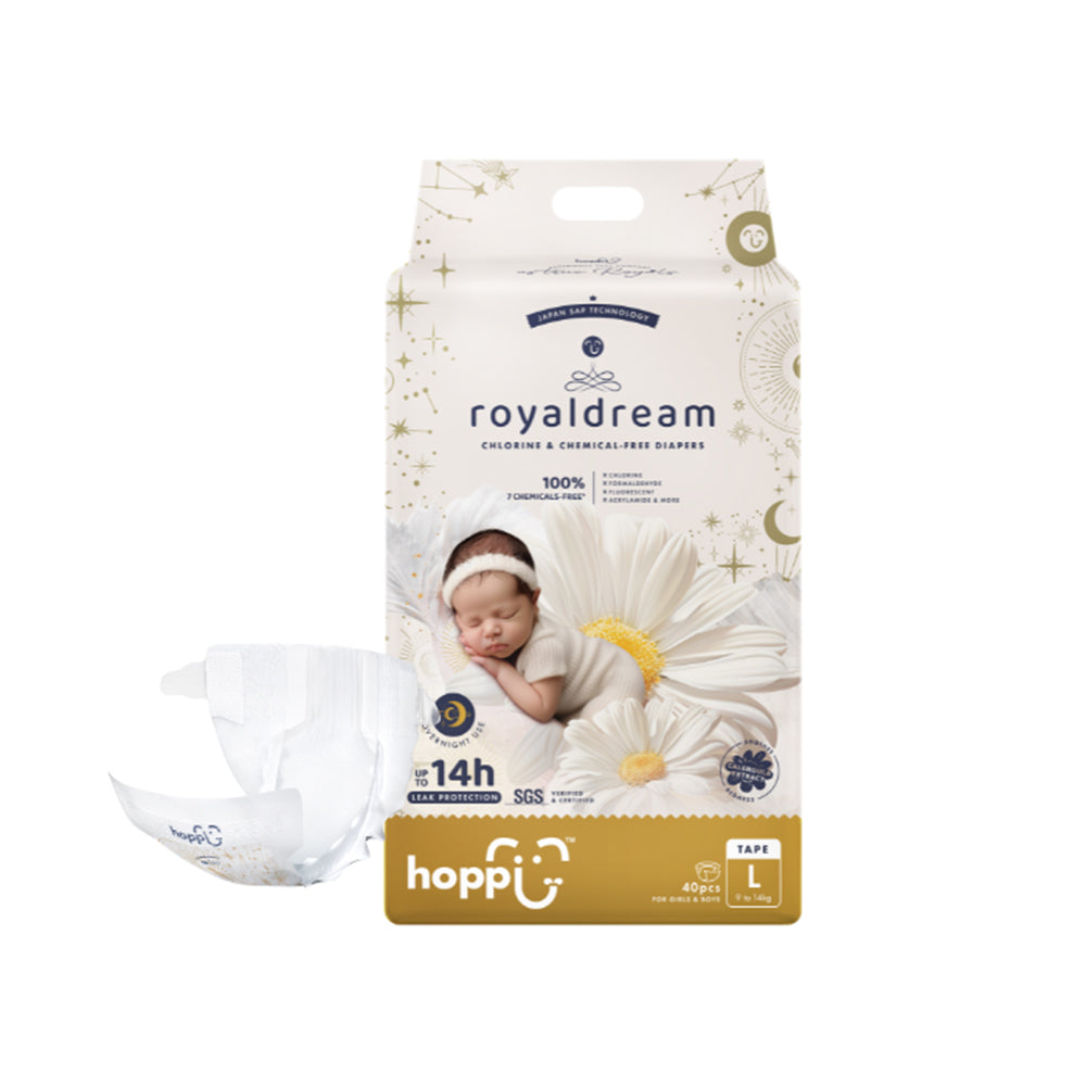 HOPPI RoyalDream Diaper Pants - Large (9 to 14 kg) 40 Pieces