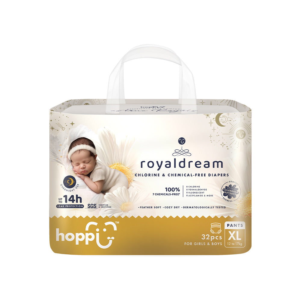 HOPPI RoyalDream Diaper Pants - Extra Large (12 to 17 kg) 32 Pieces