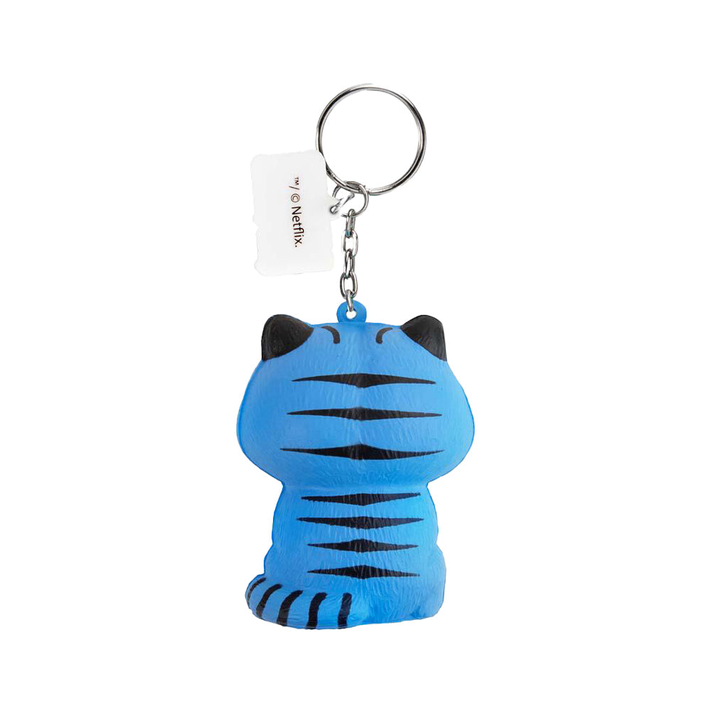 KPop Demon Hunters Derpy Tiger Squishy Keychain
