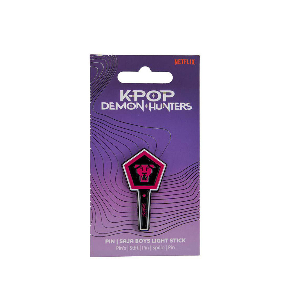 Netflix KPop Demon Hunters Saja Boys Light Stick Pin Main image