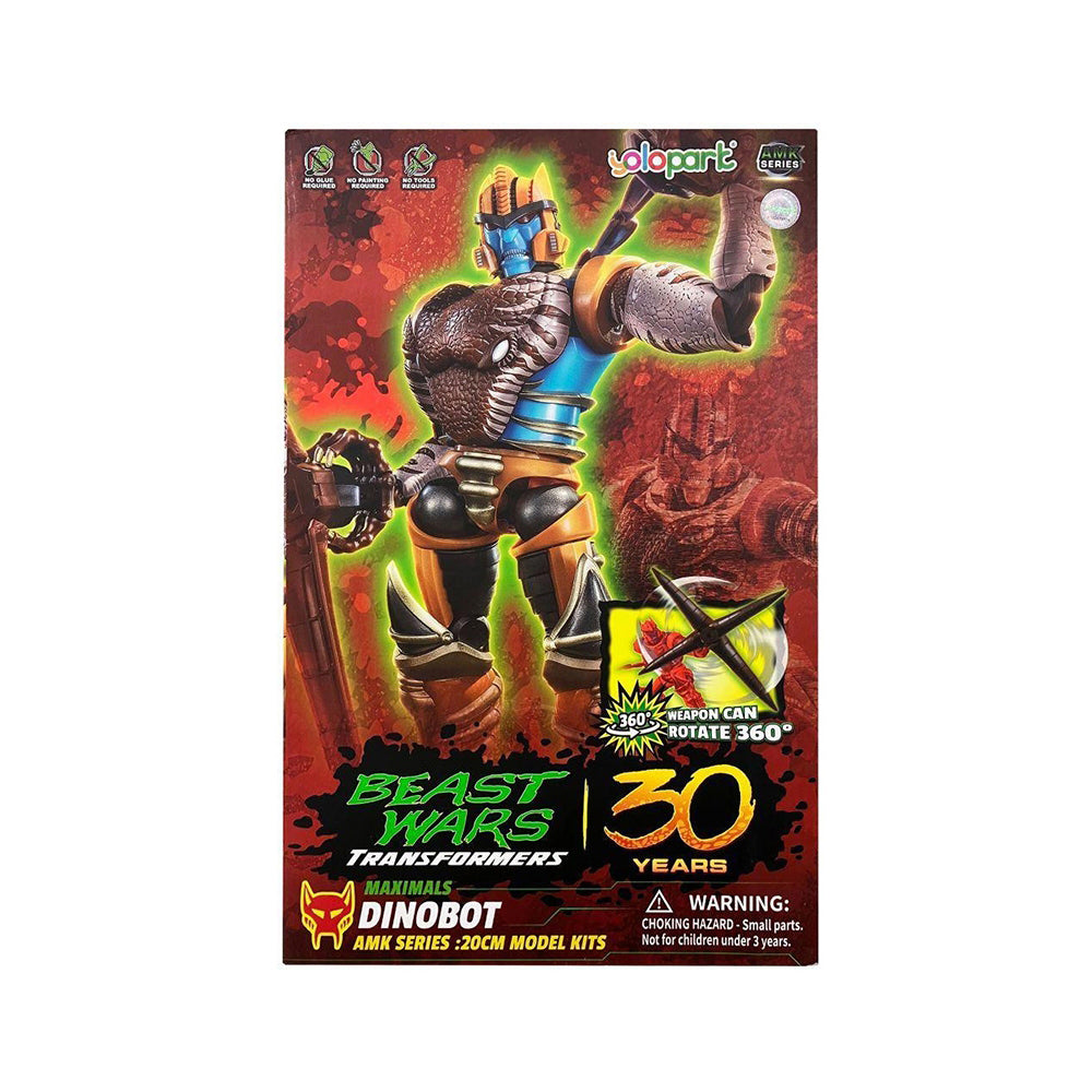 Yolopark Beast Wars Transformers: 30 Years AMK Series 20cm Model Kit - Maximals Dinobots Main image