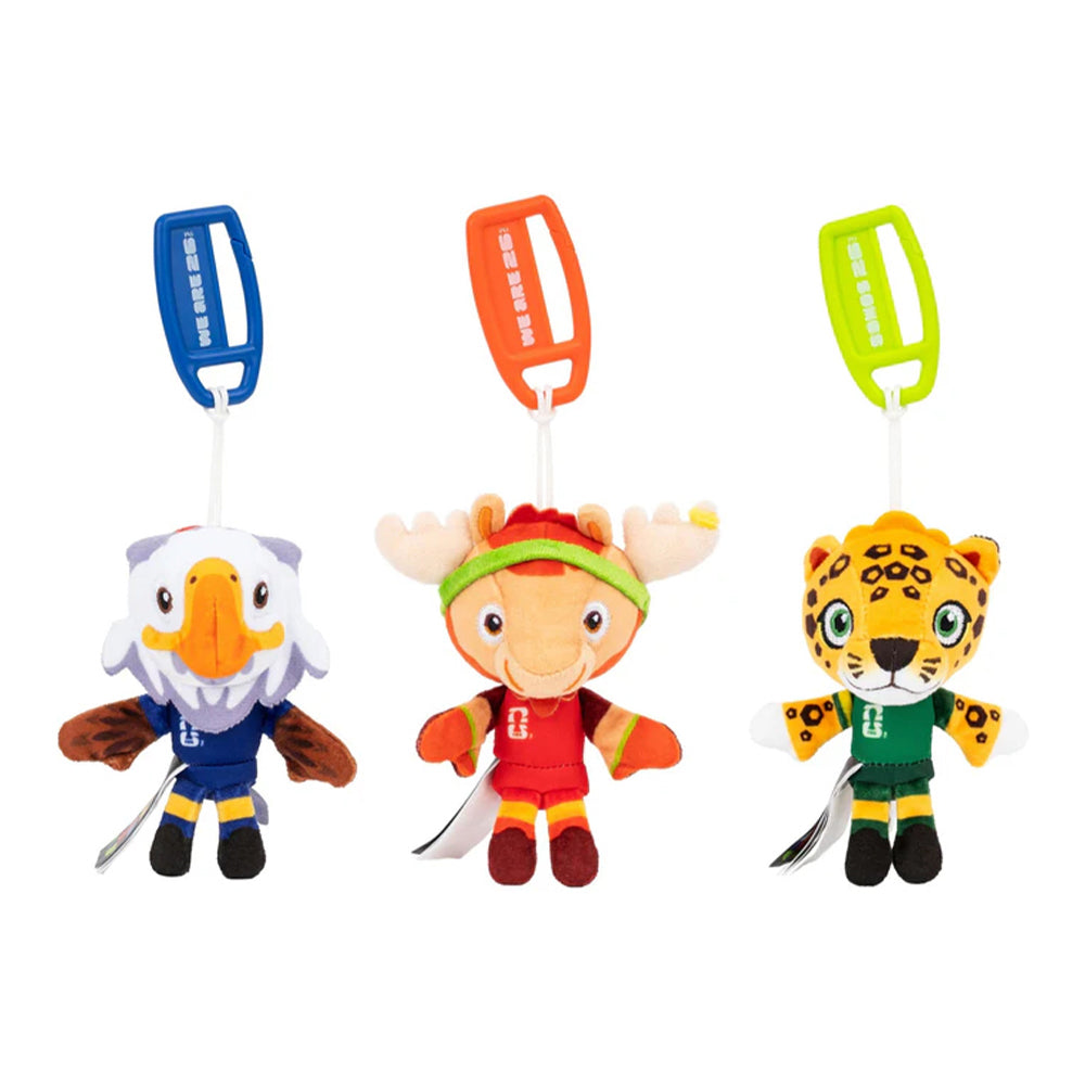 Fifa World Cup 4-Inch Plush Mascot Keychain