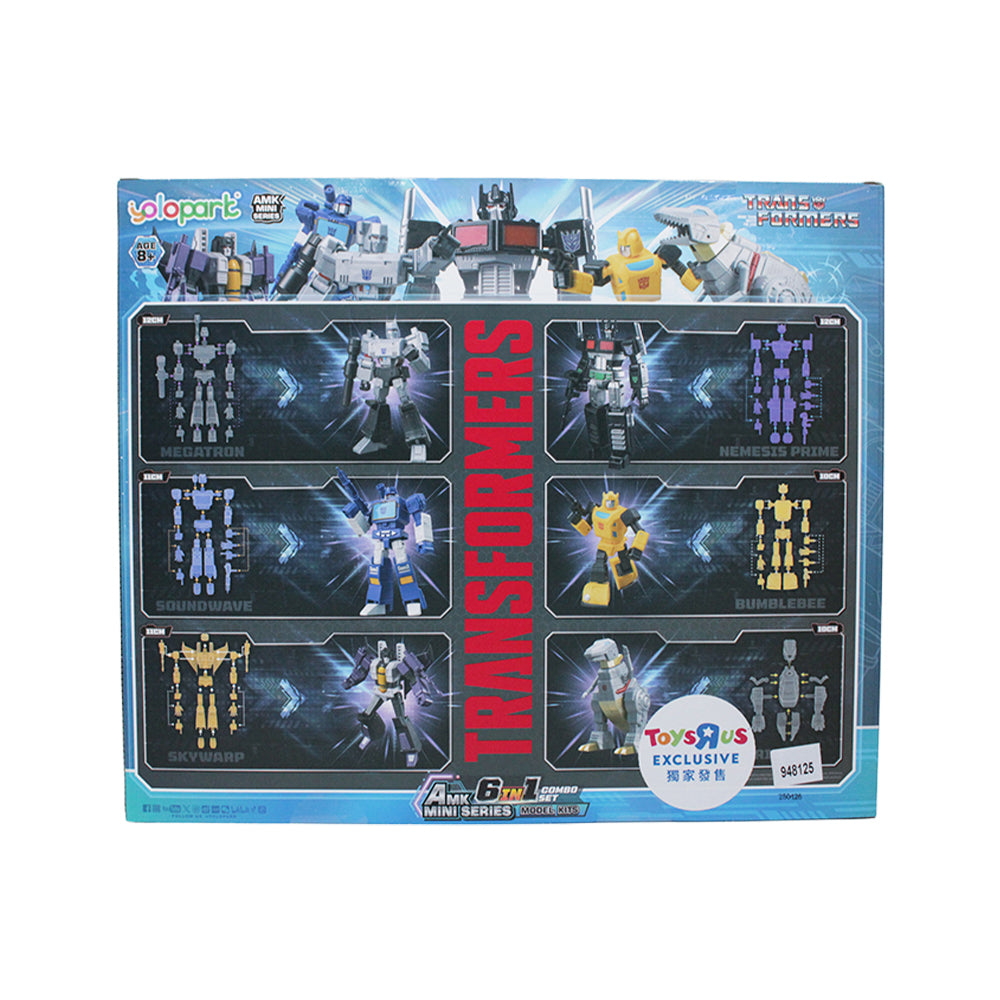 YOLOPARK Transformers AMK Mini Series 6 in 1 Combo Set Toys"R"Us Exclusive