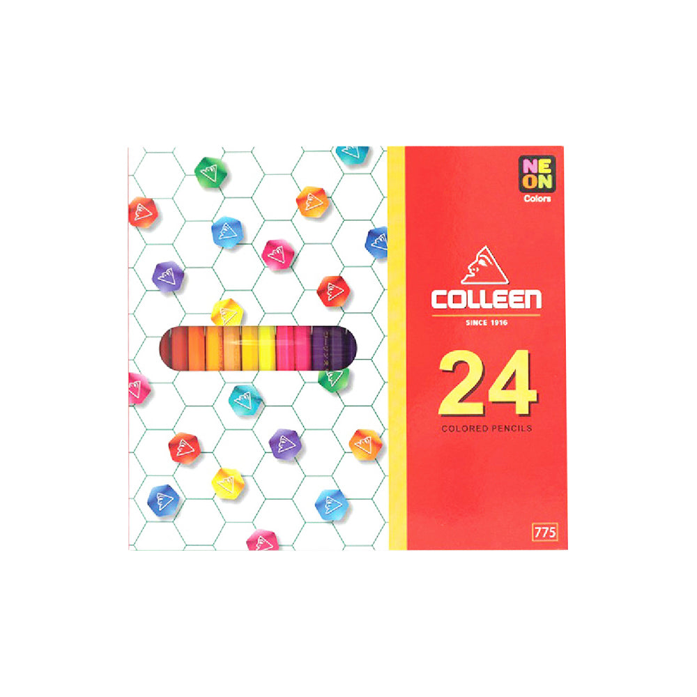 Colleen Neon Colors - 24 Colored Pencils