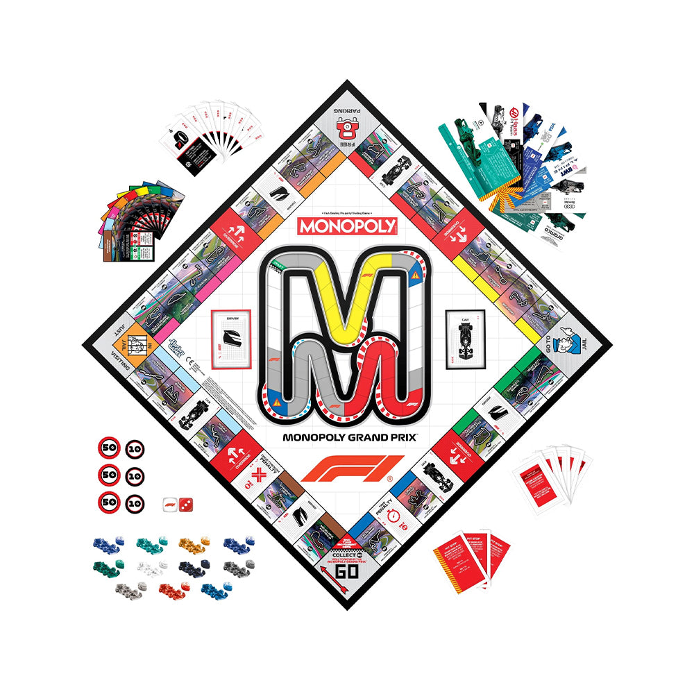 Monopoly F1 Edition Board Game