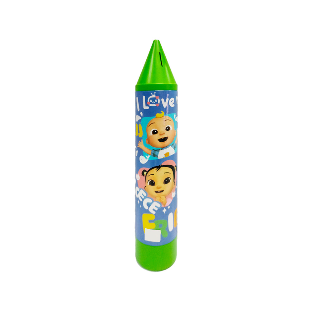 Cocomelon Mini Crayon Coin Bank