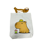 Capybara Canvas Bag 37x33cm