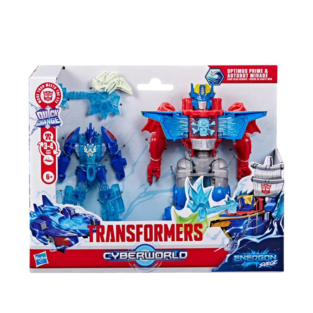 Transformers Cyberworld - Optimus Prime & Autobot Mirage