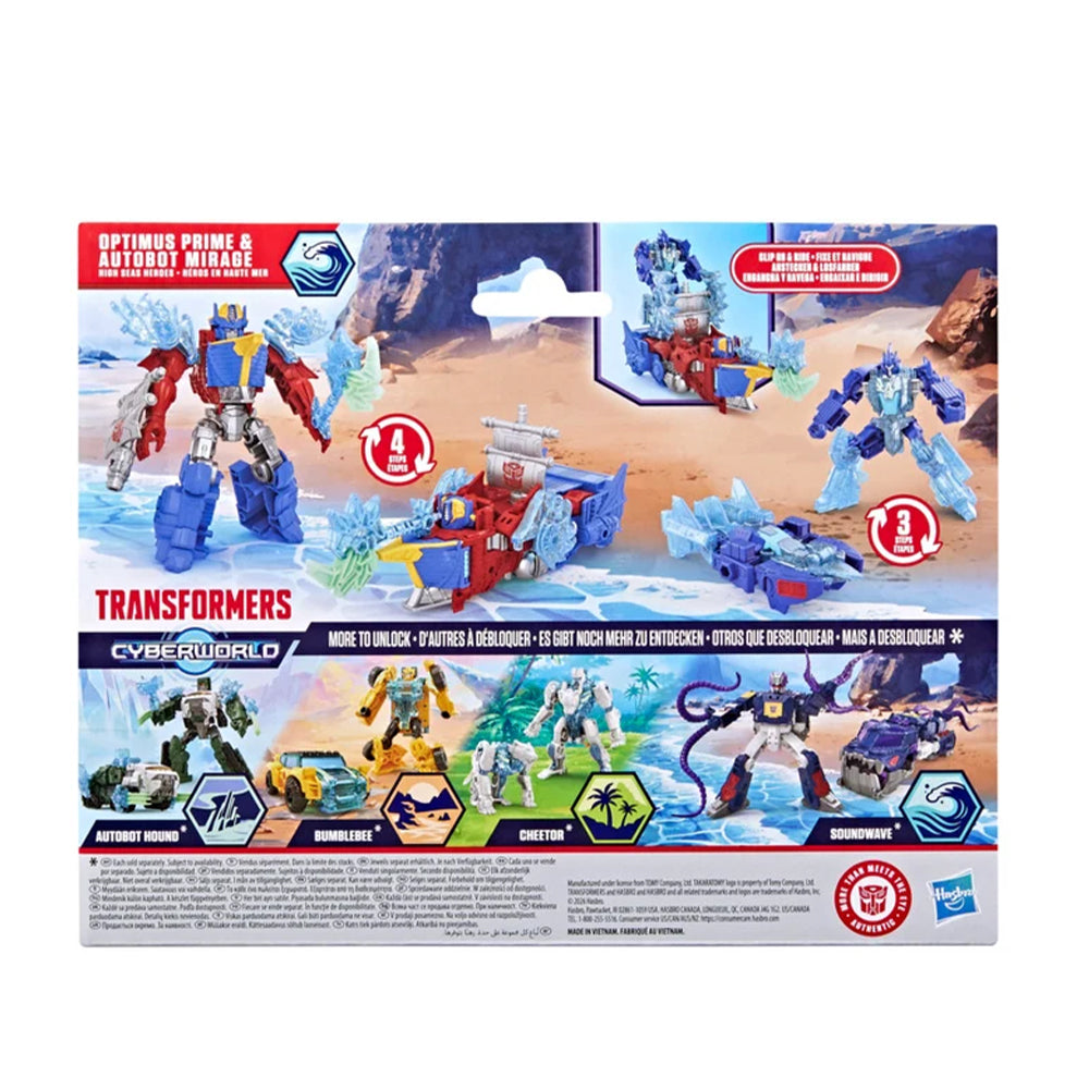 Transformers Cyberworld - Optimus Prime & Autobot Mirage