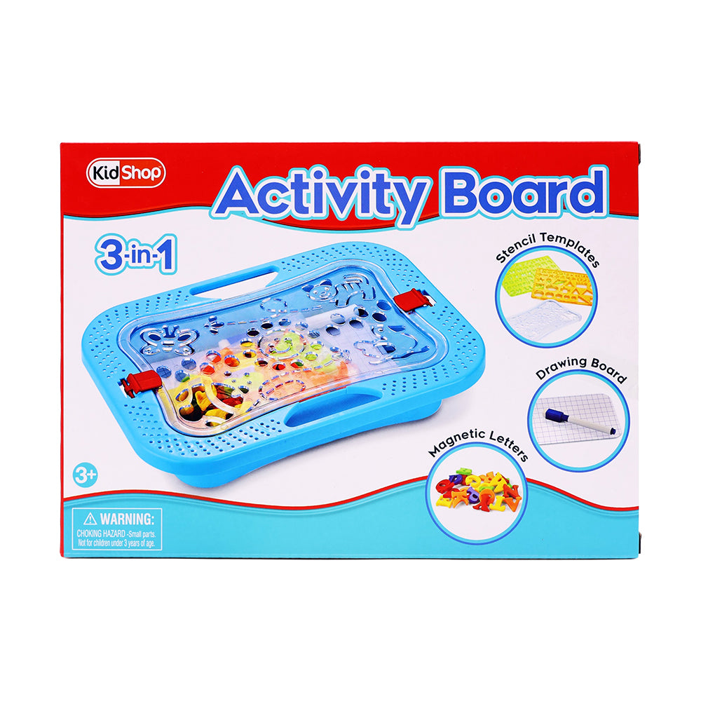 Kidshop 3-in-1 Activity Board