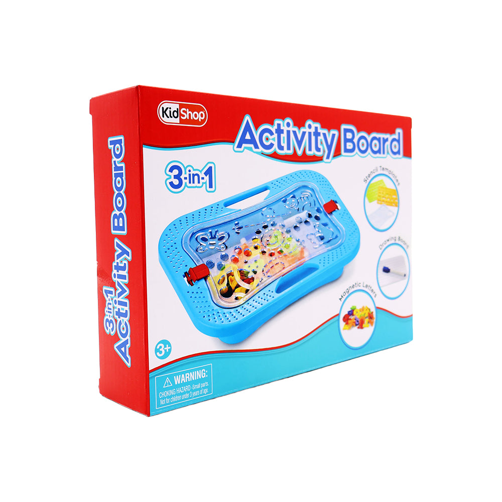 Kidshop 3-in-1 Activity Board