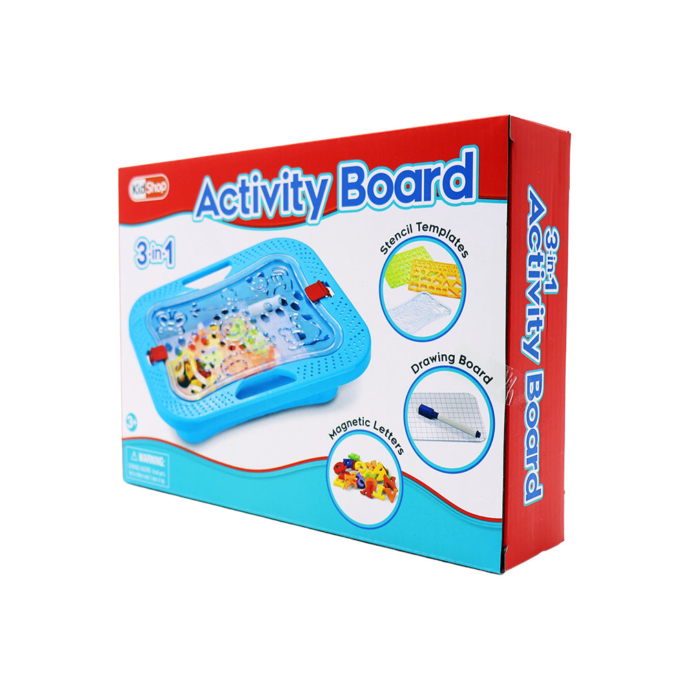 Kidshop 3-in-1 Activity Board