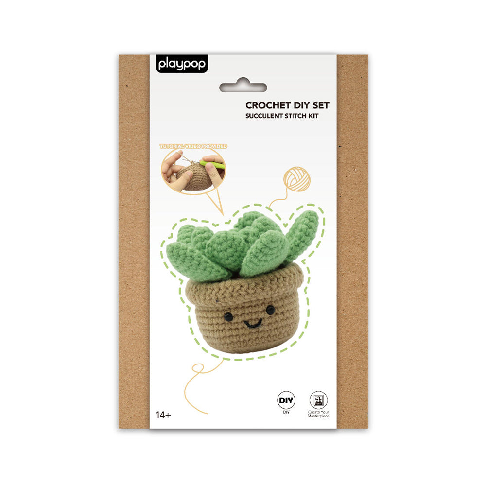 Playpop Crochet DIY Set Succulent