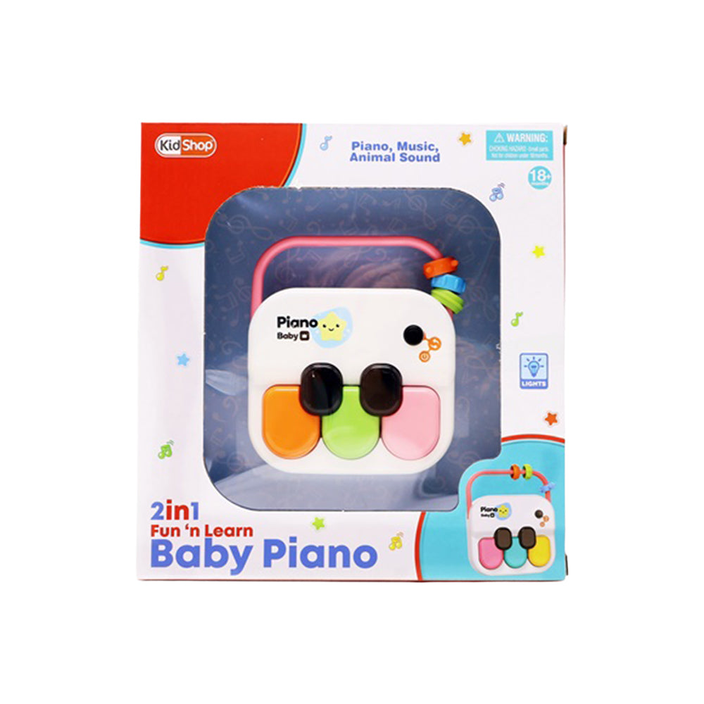 Kidshop 2-in-1 Fun N' Learn Small Baby Piano