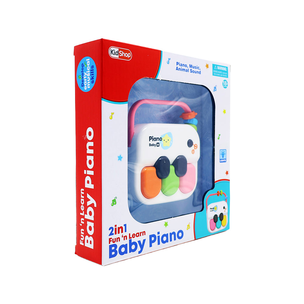 Kidshop 2-in-1 Fun N' Learn Small Baby Piano