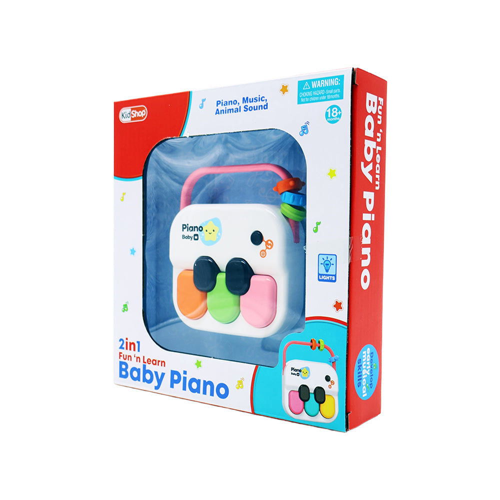 Kidshop 2-in-1 Fun N' Learn Small Baby Piano