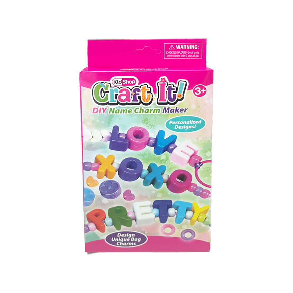 Kidshop Craft It! DIY Name Charm Maker