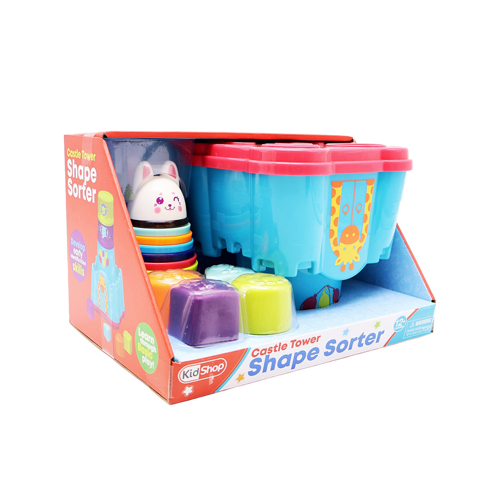 Kidshop Castle Tower Shape Sorter