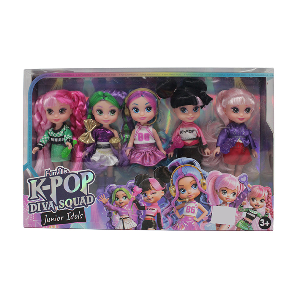 Funville K-Pop Diva Squad Junior Idols - 5 Pack