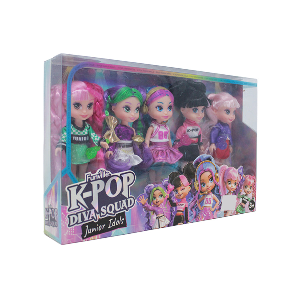 Funville K-Pop Diva Squad Junior Idols - 5 Pack