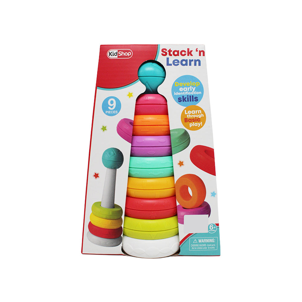Kidshop Stack 'n Learn Ring 9 Pieces