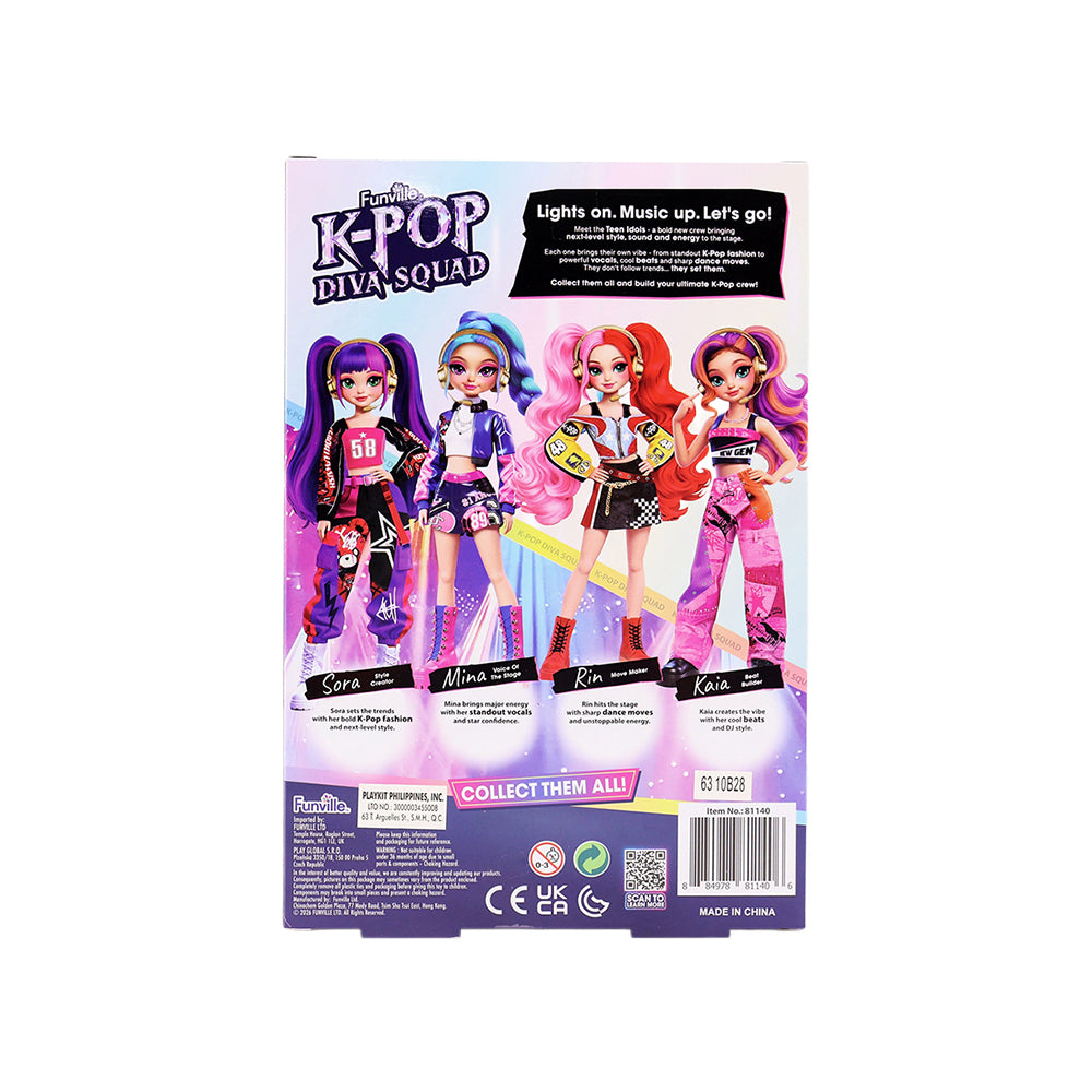 Funville K-POP Diva Squad Teen Idols