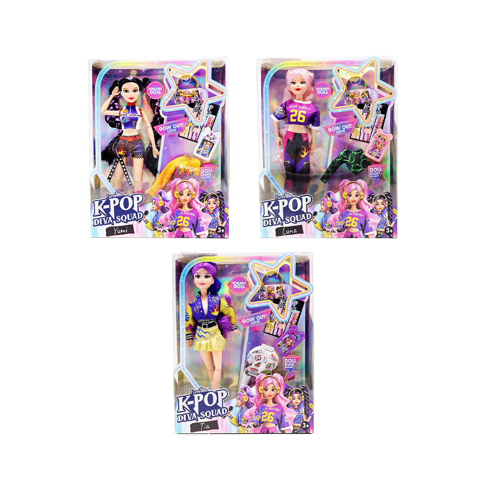 Funville K-POP Diva Squad 29cm Doll