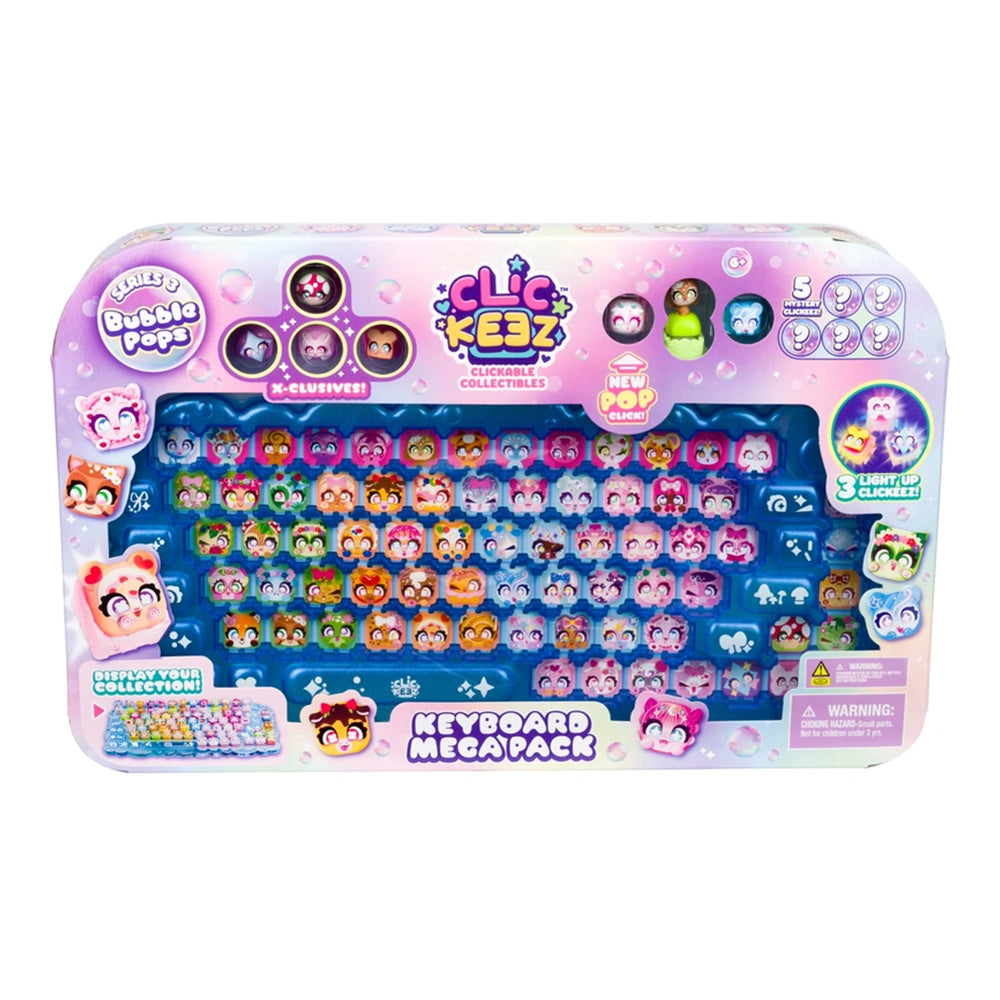 Clickeez Keyboard Mega Pack Bubble Pops Series 3