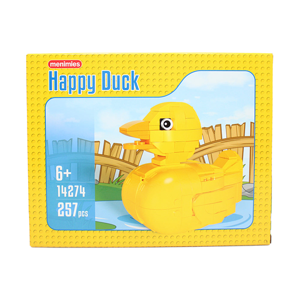 Menimies Happy Duck 14274, Ages 6+, 257 Pieces, Building Blocks