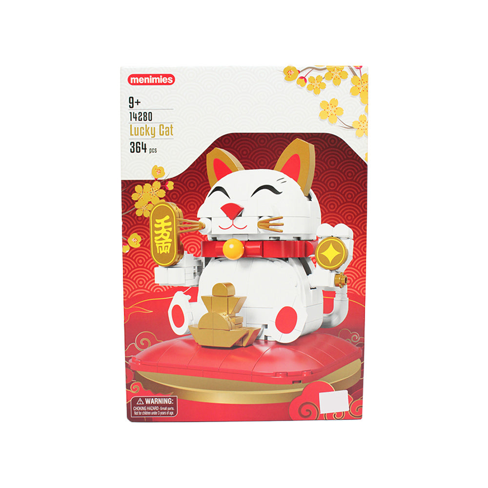 Menimies Lucky Cat 14280, Ages 9+, 364 Pieces, Building Blocks