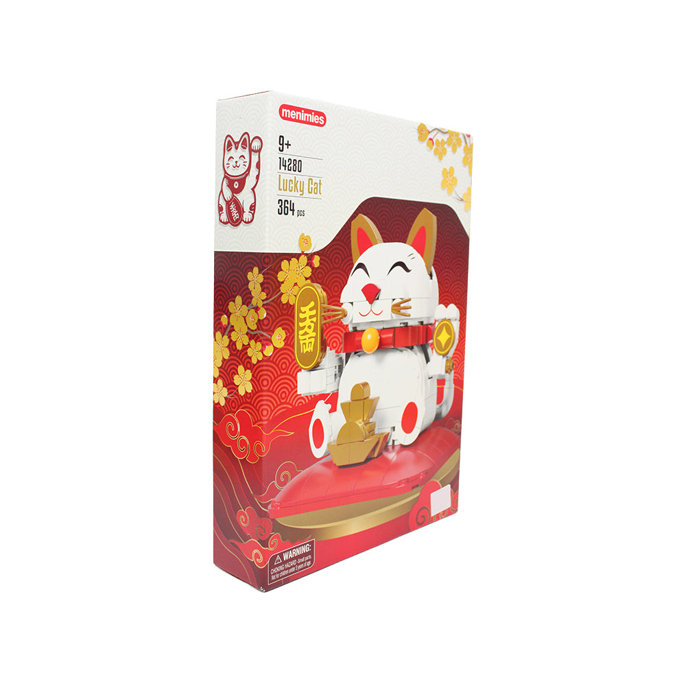 Menimies Lucky Cat 14280, Ages 9+, 364 Pieces, Building Blocks