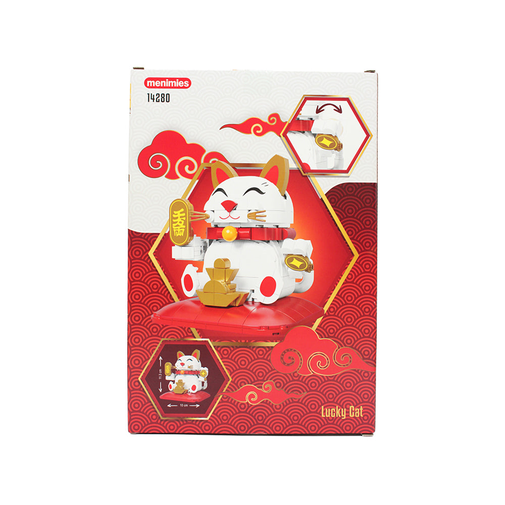 Menimies Lucky Cat 14280, Ages 9+, 364 Pieces, Building Blocks