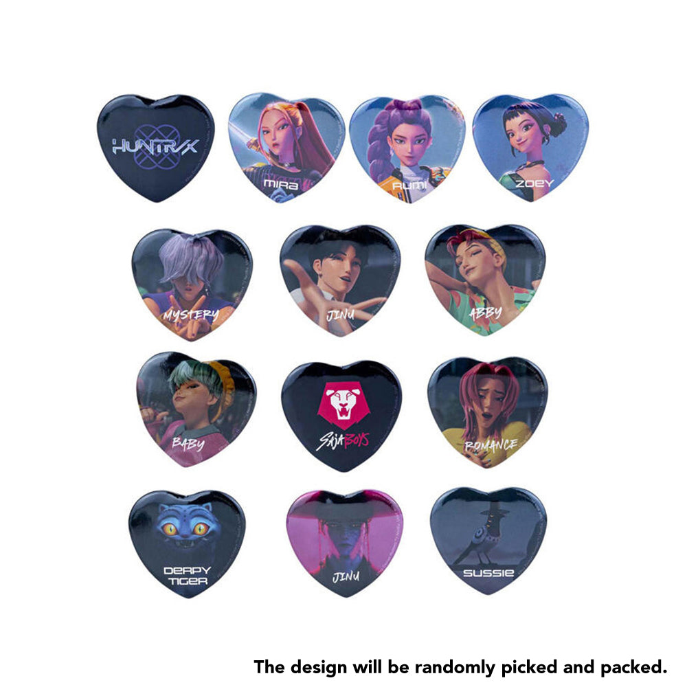 KPop Demon Hunters Pin - Laser Heart Badge Blind (1 Piece) Main image