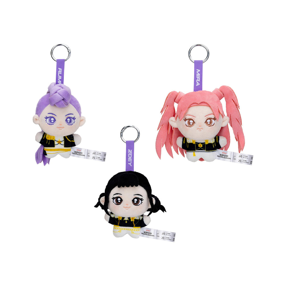 KPop Demon Hunters Flat Plush Keychain - Huntrix (Golden Version) Main image