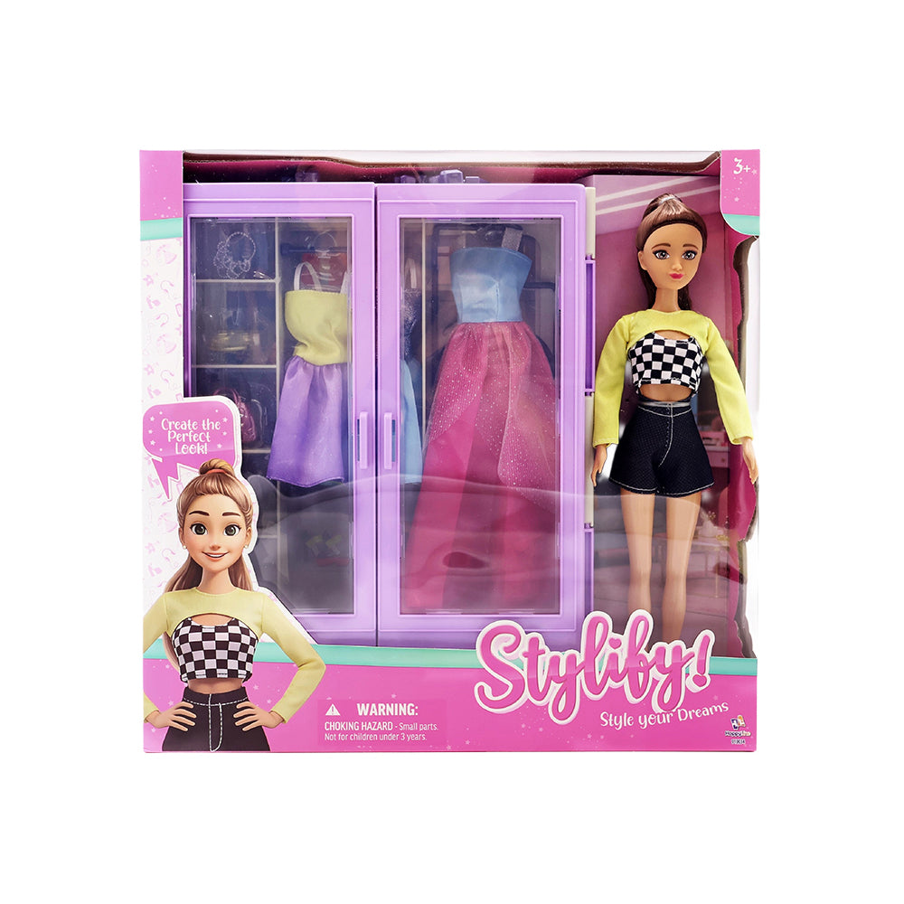 Stylify 31cm Fashion Doll with Closet Playset