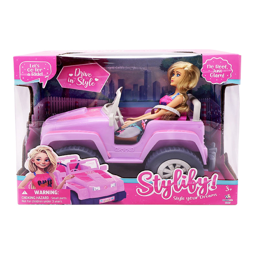 Stylify 31cm Fashion Doll with SUV Car