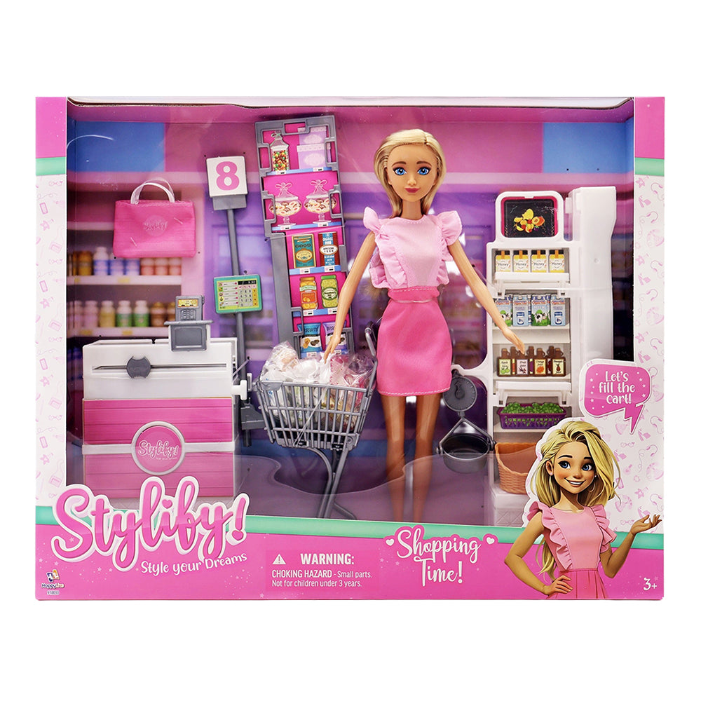 Stylify 31cm Fashion Doll with Supermarket