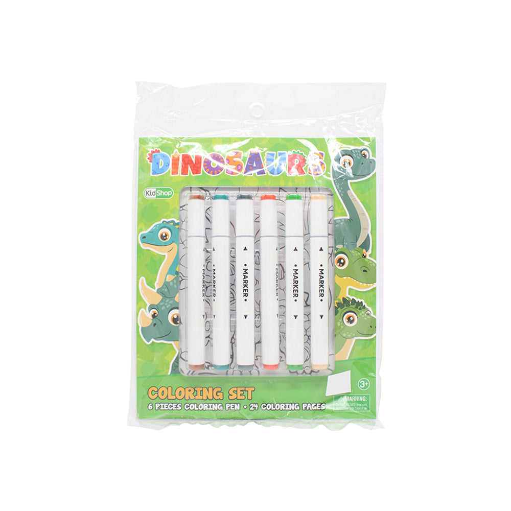 Kidshop Dinosaurs Coloring Set