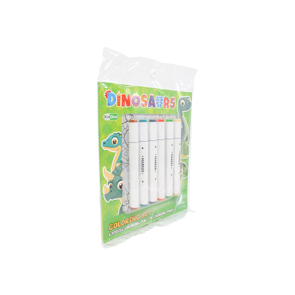 Kidshop Dinosaurs Coloring Set