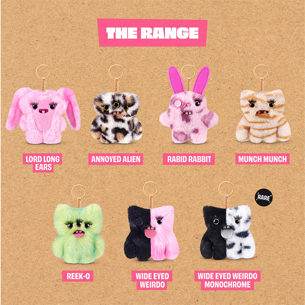 Fuggler Plush Collectibles - Fuggler Baby Baddies Keyrings 5 inch